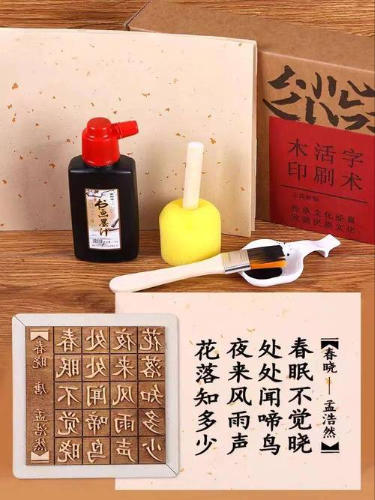 手工：《有趣的活字印刷》